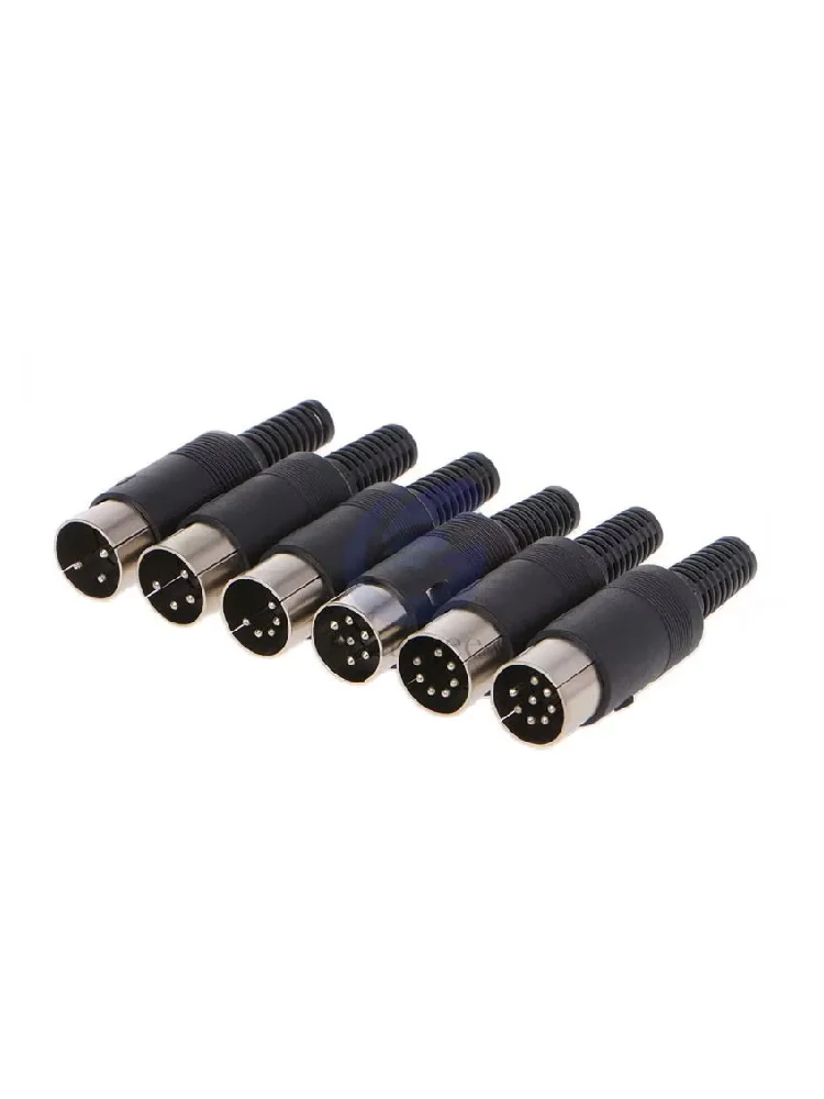 1 pièces prise mâle/prise femelle connecteur DIN prise 3/4/5/6/7/8 broches support de câble de châssis avec poignée en plastique