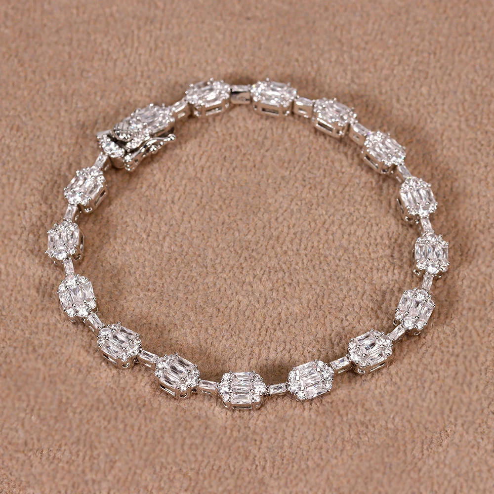 

2023 Newly Designed Luxury High Quality Cubic Zirconia Bracelet Bridal Wedding Jewelry