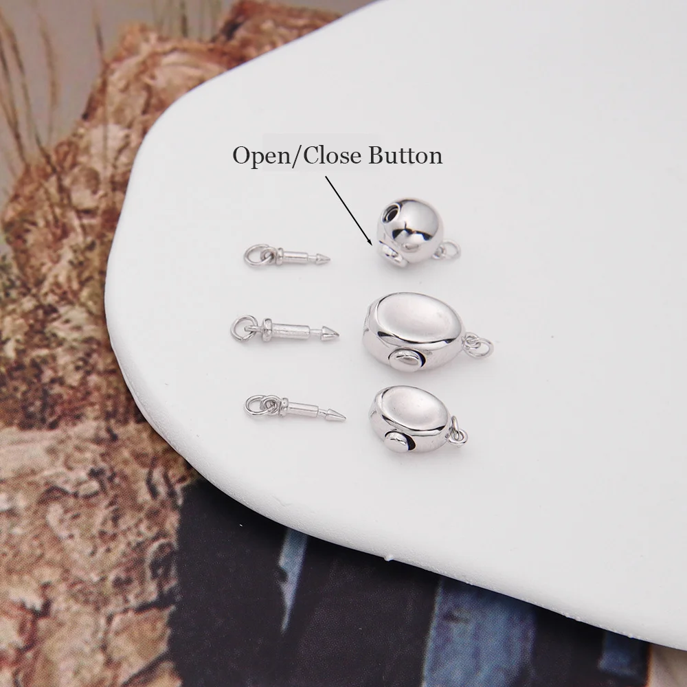 2 قطعة 925 فضة قارب على شكل سبيكة مشبك موصل المشابك ل سوار ذاتي الصنع قلادة مستلزمات صناعة المجوهرات النتائج #5