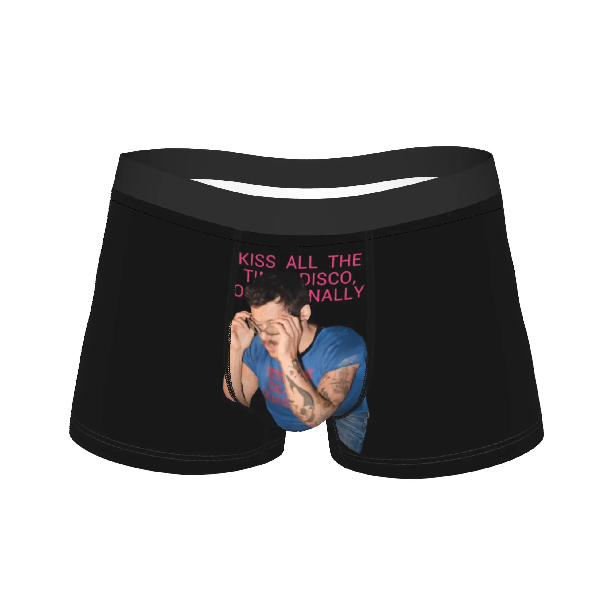 Man Harrys Styles Kiss All The Time Disco Occasionally Long Underwear  Funny Boxer Briefs Shorts Panties Male Soft Underpants