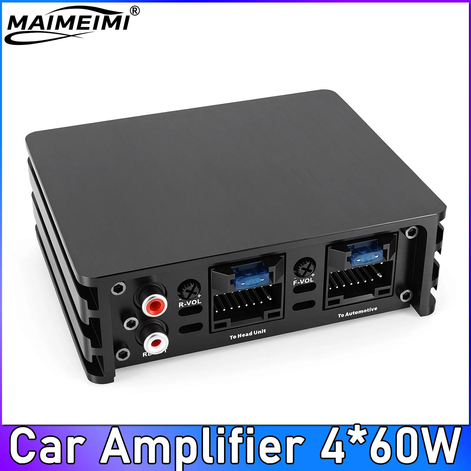 

Car Power Class AB 4 Channel Car DSP Amplifier RMS 4*60W Automotive Audio System Dedicated Android Large Screen System Amplifier