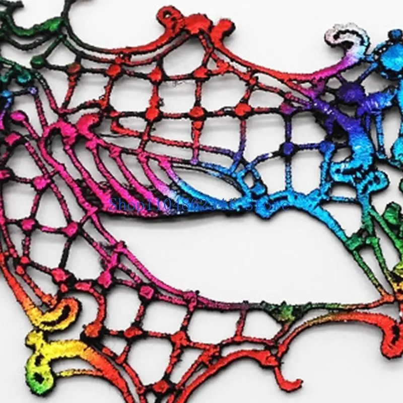 5asd مثير الدانتيل قناع العين الجوف تأثيري أقنعة تنكرية قناع نصف الوجه زي هالوين قناع العين الموت اللباس الملحقات