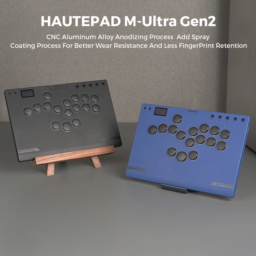 Haute42 M-Ultra Gen 2 Aluminium Alloy Leverless Arcade Stick Hitbox Controller For PC/ Ps4 / Ps5 Arcade Leverless Controller