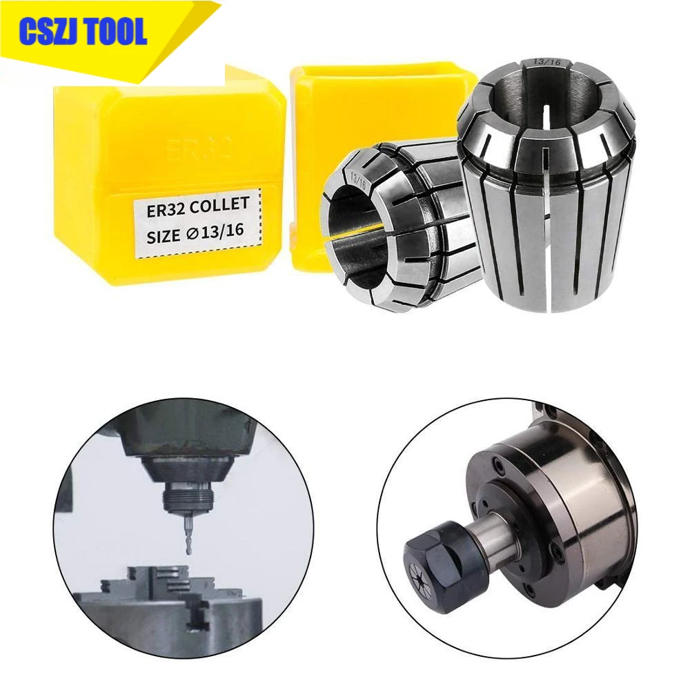 

Engraving Machine Spindle Motor ER11 ER16 ER20 ER25 ER32 ER Precision Spring Collet Chuck 0.015mm for CNC Milling Tool Holder