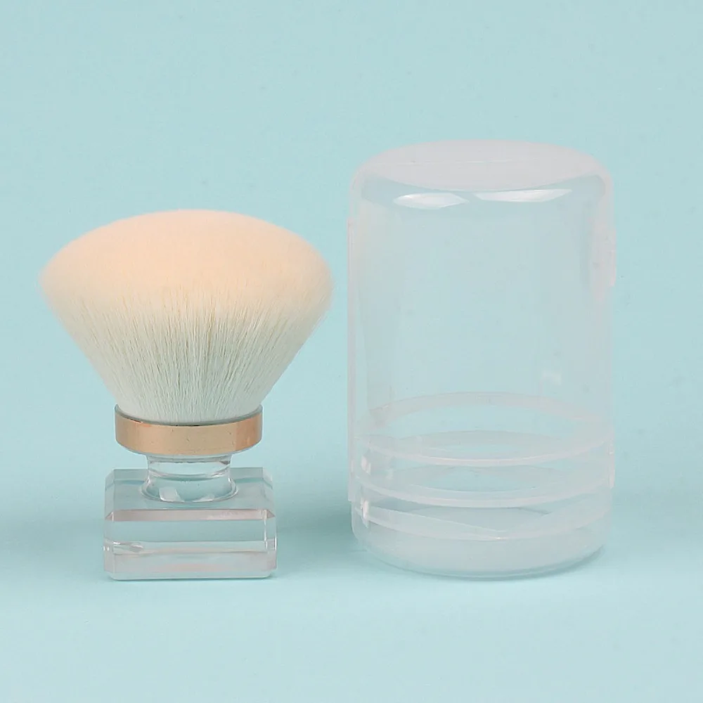 

Mini Rose Shape Powder Blusher Brush Cosmetic Tools Dust-proof Nail Cleaning Brush Manicure Imitation Wool Makeup Brush Gifts