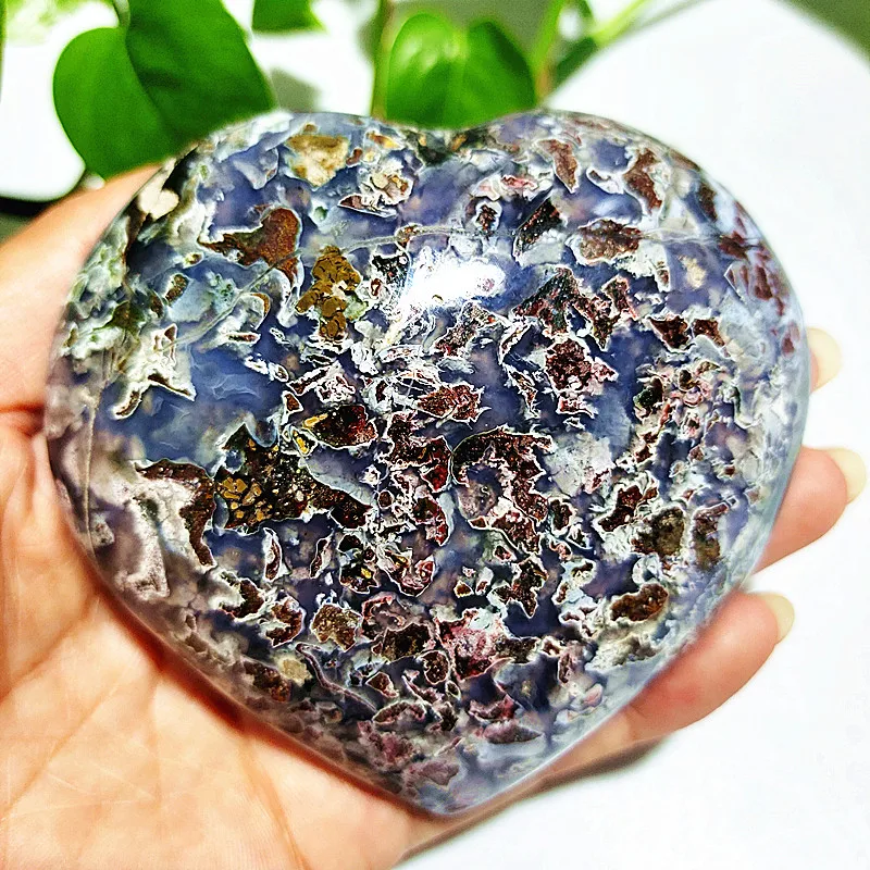 

Natural Ocean Jasper Sea Gem Heart Sorcerer Exorcism Meditation Cures Crystal Home Feng Shui Decoration