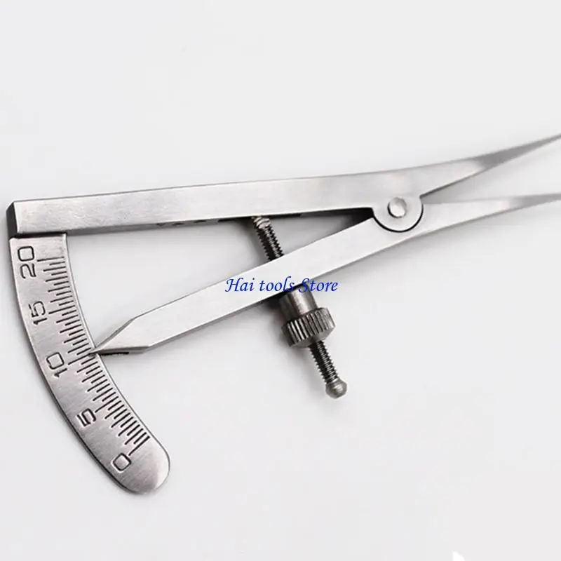 X37E Dental Castroviejo Caliper 0 to 20 mm Angled 3.25