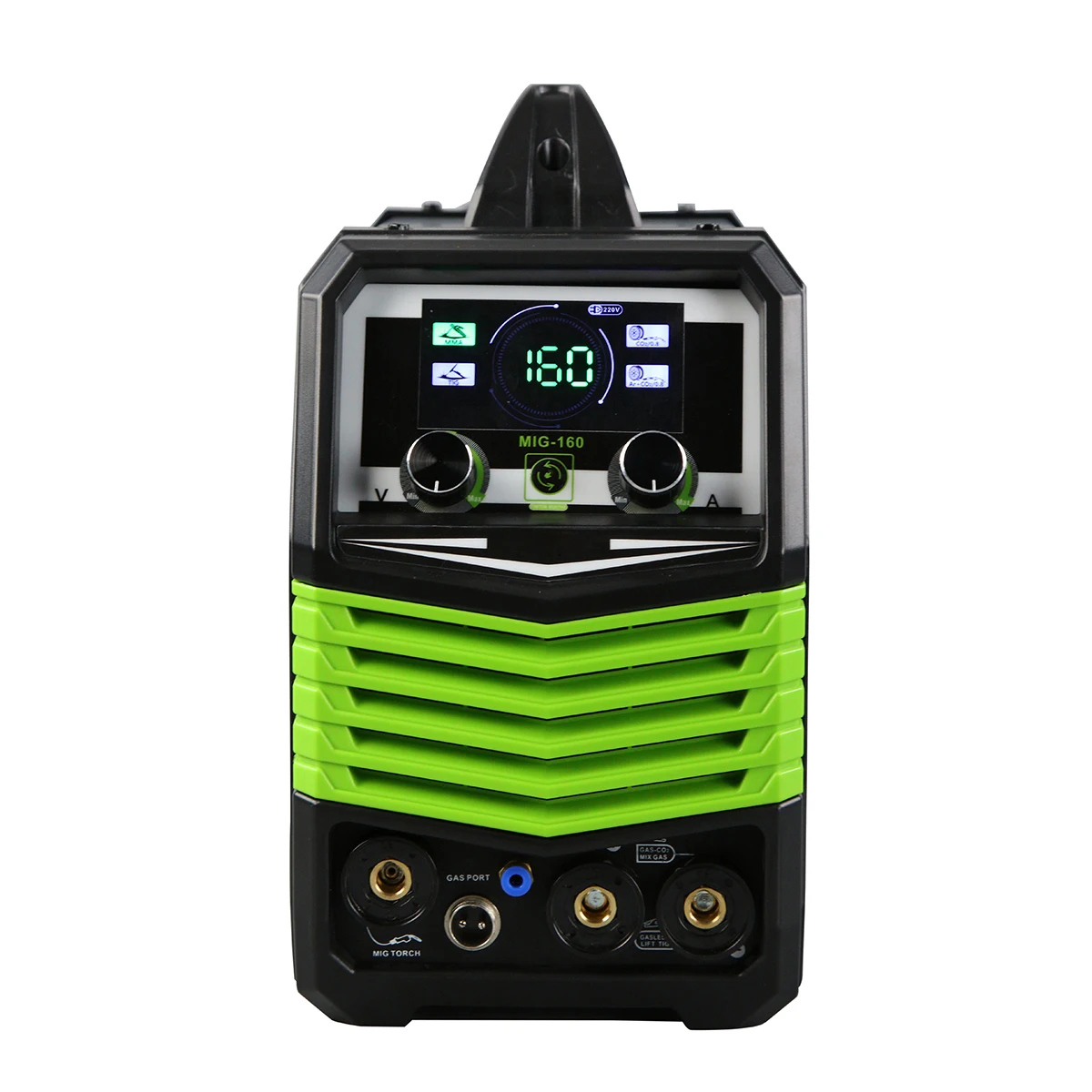 LINGBA Portable 250A 5-in-1 Manual Metal Arc Welder Kit IP21 Dustproof DC IGBT 220V 10kW New Condition Farmer's Tractor Repairs