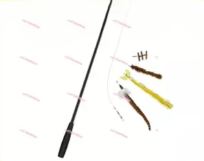 Cat Teasing Stick Long Rod Retractable Fishing Rod Cat Toy Super Long Feather Bite-resistant Cat Supplies Pet Self-hi