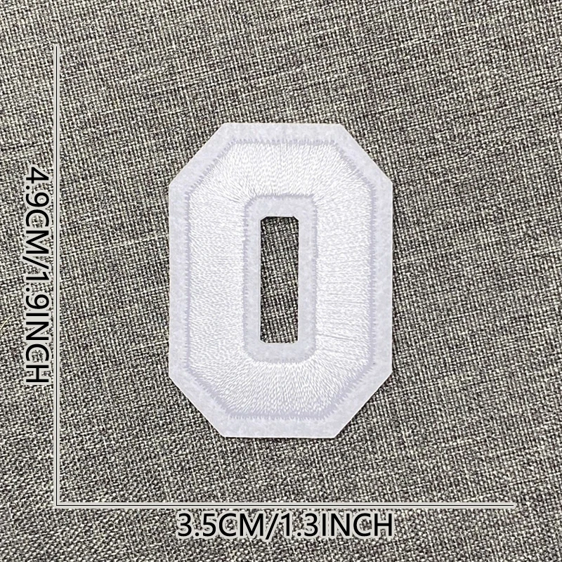 Aufnäher zum Aufbügeln, Buchstaben, weiß, für Kleidung, Parche Bordado, Kinder, zum Nähen, bestickt, Nas Vendki, thermoadhäsiver Designer-Mochila, DIY-Baby – Detail 11