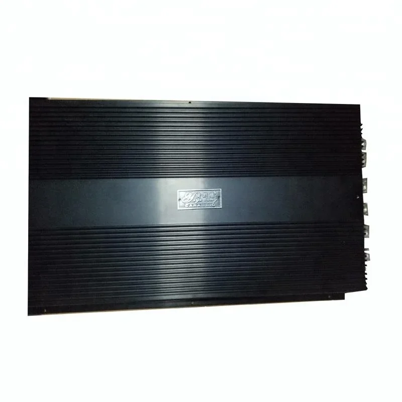 High Power 2500 Watts Class D Car Audio Amplifier 4-Channel Separation Crossovers Equalizers Made Durable Aluminium USA Cars