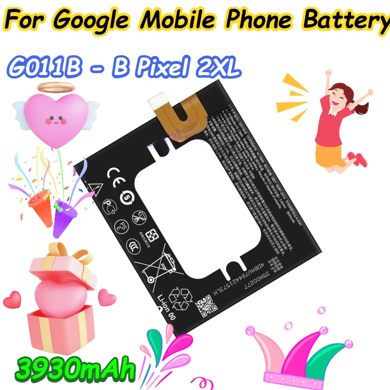

3930 мАч G011B - B для аккумулятора мобильного телефона Google Pixel 2XL