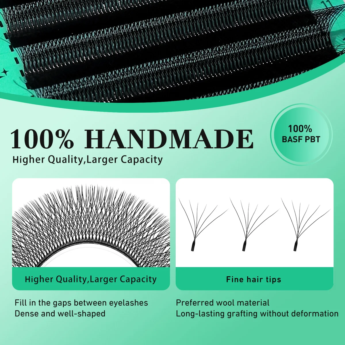 Extensions de cils en forme de 6DW, boucles, ventilateurs de Volume préfabriqués, Extensions de faux cils individuels, outils de maquillage, fournisseur