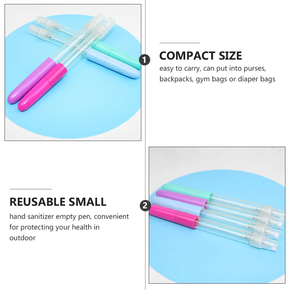 

10 Pc Spray Pen Ballpoint Hand Bottle Aromatherapy Perfume Dispenser Travel Sized Sprayer Empty Small Automatic
