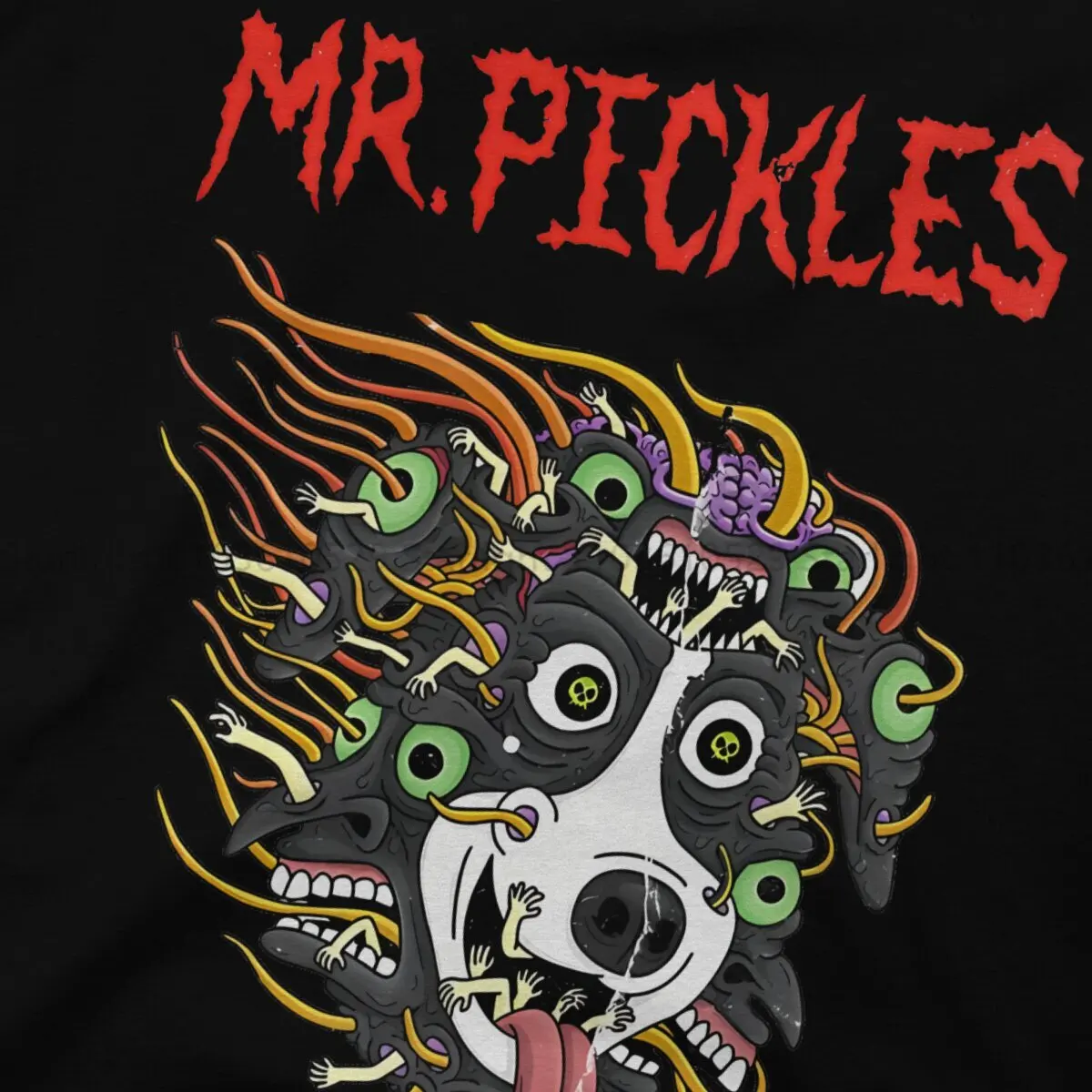 Thrash Tacular Men TShirt Mr Pickles Crewneck Tops T Shirt Humor Birthday Gifts