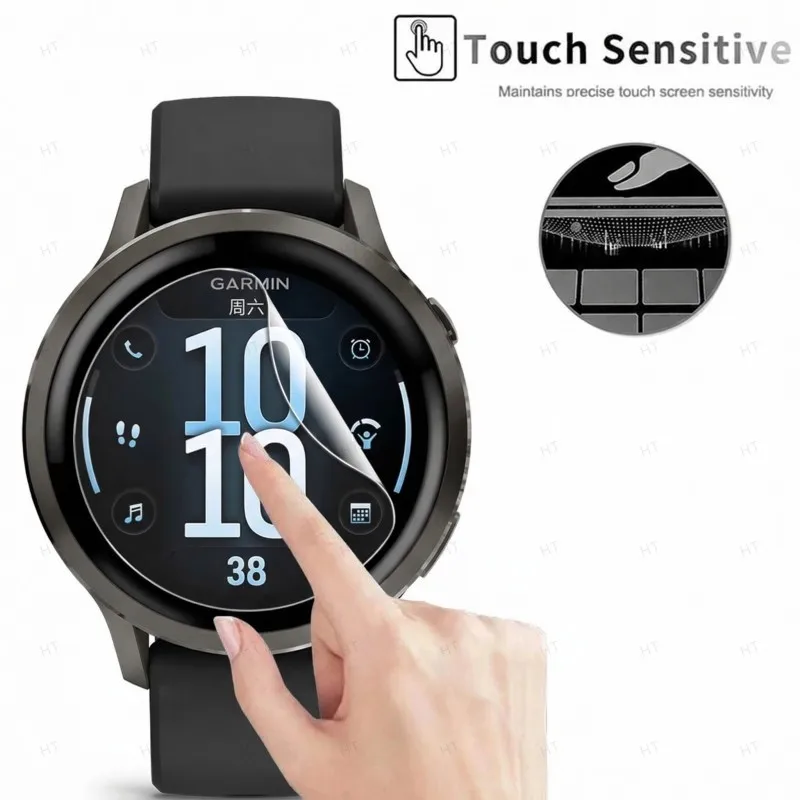 Protector Film for Garmin Venu 4 45MM 41MM 3 3s 2 Plus Screen Protector for Garmin Venu 4 3 3s 2 Plus Film Foil Protection