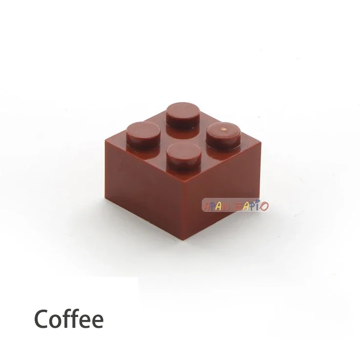 300 stücke Dicke 2x2 Punkte DIY Bausteine Zahlen Bricks Pädagogisches Kreatives Kunststoff Spielzeug für Kinder Kompatibel mit 3003