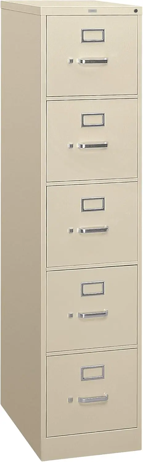 

5 Drawer File Cabinet with Lock 310 Series Vertical Office Storage Cabinet Locking Metal Filing Cabinet with Drawers 26.5" Deep