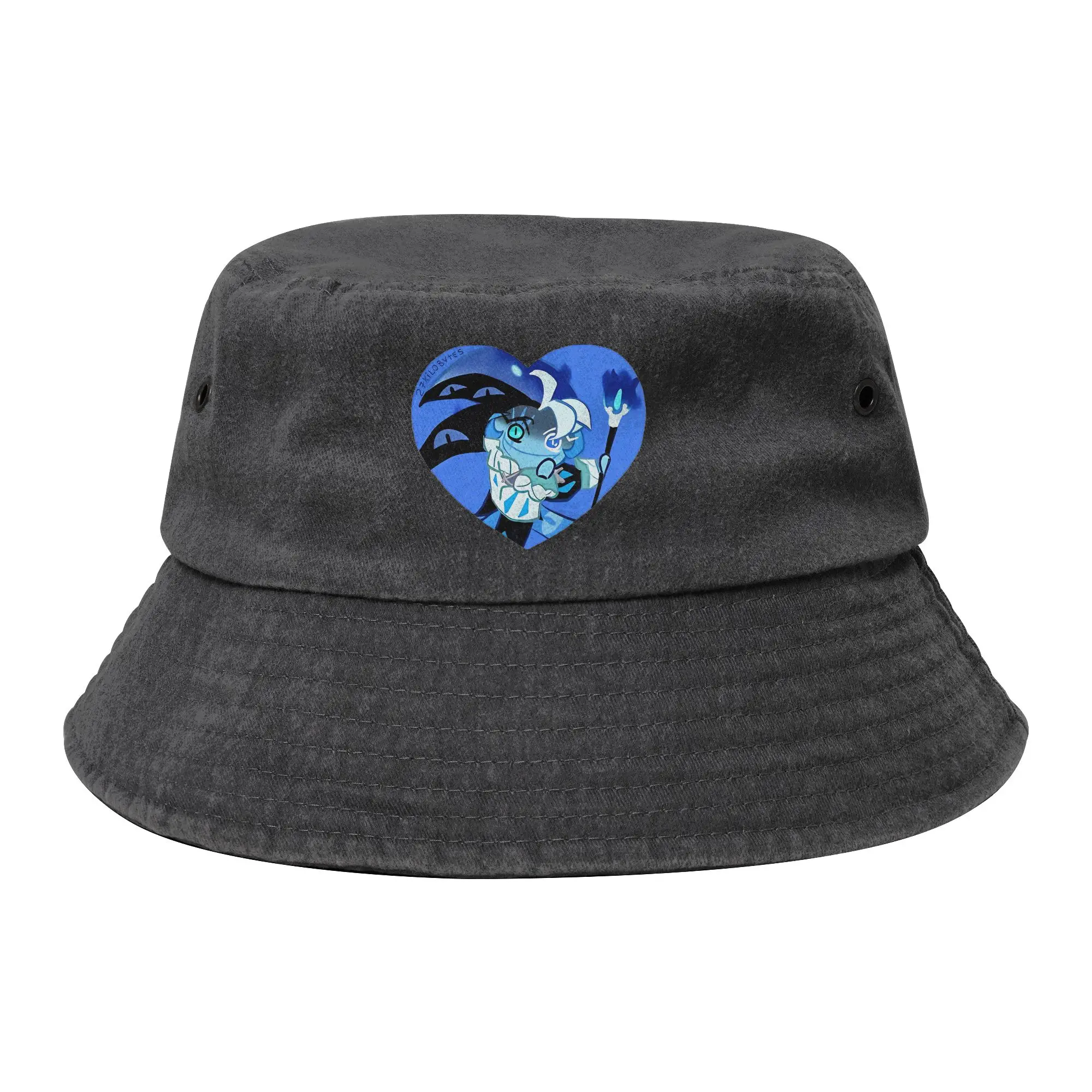 Shadow Milk Cookie Run Kingdom  Bucket Hat for Men Women Summer Anime Distressed Denim Sun Hat for Outdoor Fishing Fisherman Hat