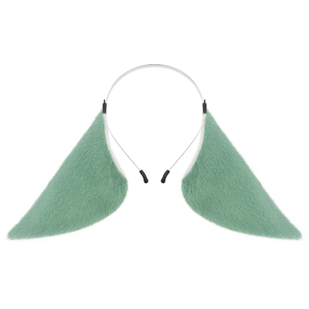 Em estoque huohuo cosplay orelha cauda raposa menina peludo fuzzy peludo traje honkai estrela ferroviário huo huo huo sexy Х®хо halloween natal