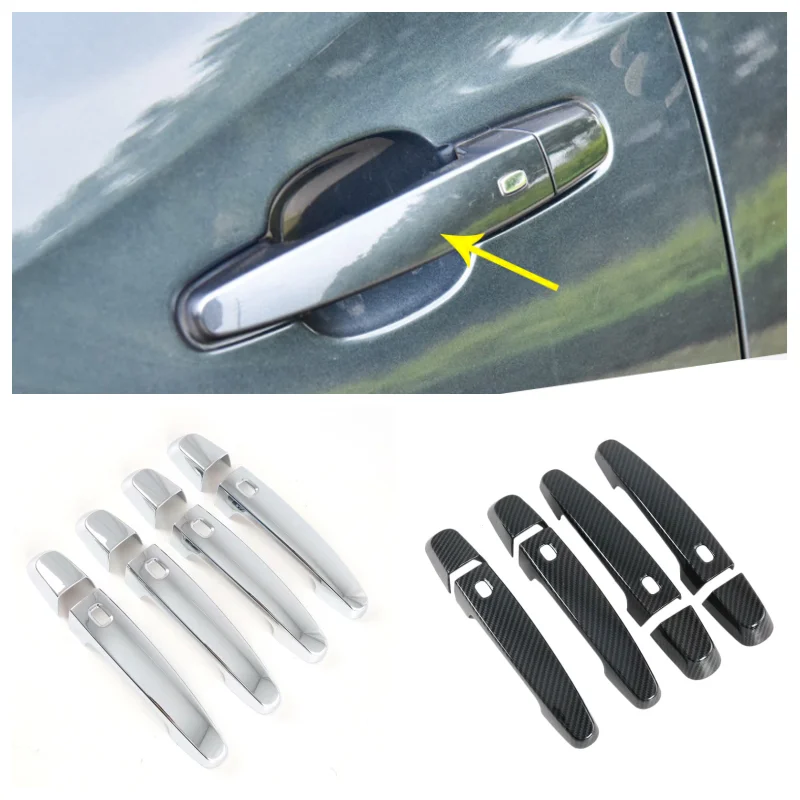 For Chevrolet Blazer 2019 2020 2021 2022 Accessories Car Door Pull Doorknob Catch Door Handle Bowl Cap Decoration Cover Trim