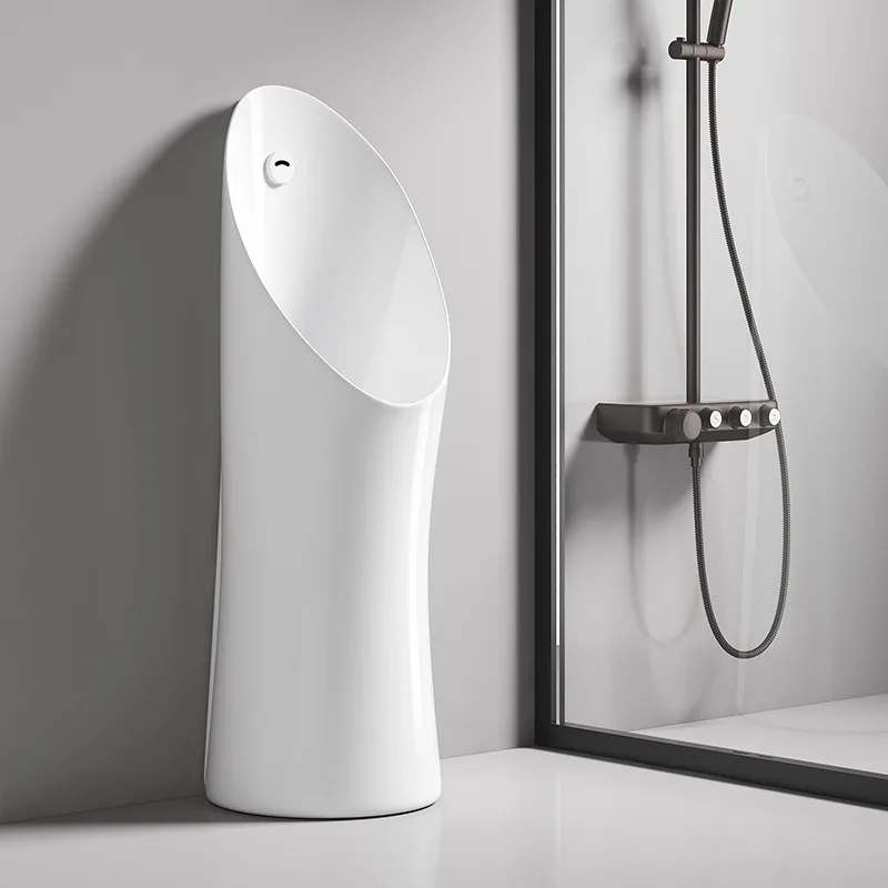 Automatic sensing floor urinal, men's urinal station urinal intelligent vertical urinal