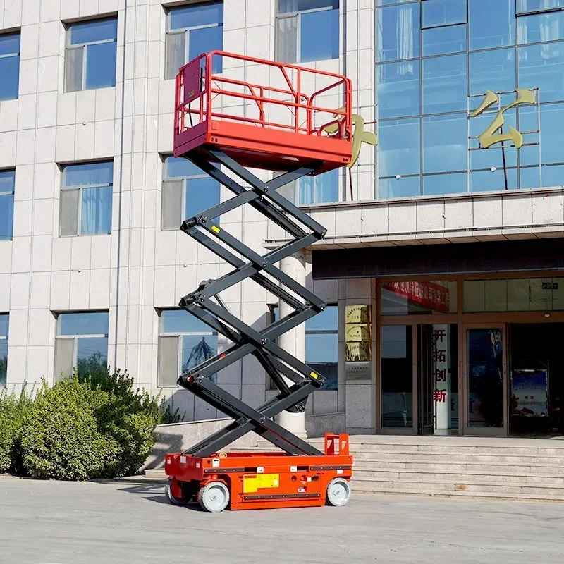 

Large Size 450Kg Scissor Lift Platform Mobile Electric One Man Mobile Scaffolding Platform Lift