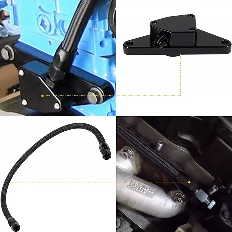 طقم تجاوز مبرد التجميد لـ 2003-2007 دودج رام 6.7L 2007.5-2018 لنقل محركات الديزل الكمون