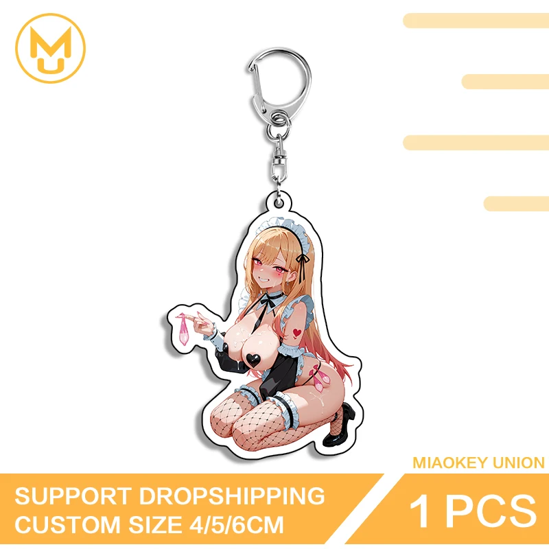 هنتاي كبير الثدي كيتاجاوا مارين الفني فريد الجلوس الموقف مزدوج الوجهين الاكريليك كيرينغ وظيفية الجدة الملحقات #4