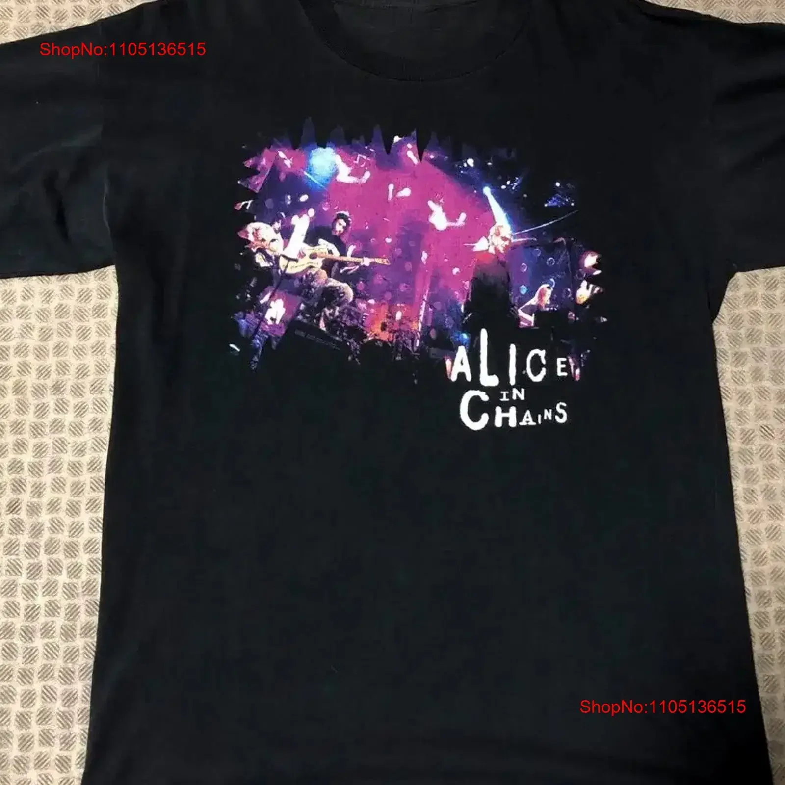 

HOT Alice In Chains Mtv Unplugged Cotton Black T Shirt Size S 5XL vintage Washed fashion Comfortable Breathable Stylish Soft