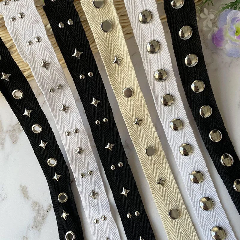 12 mm Silver Square Iron Buckle Decorative Leather Rivet For Clothes Bags Shoes Metal Conical Buttons Gothic Punk Nail