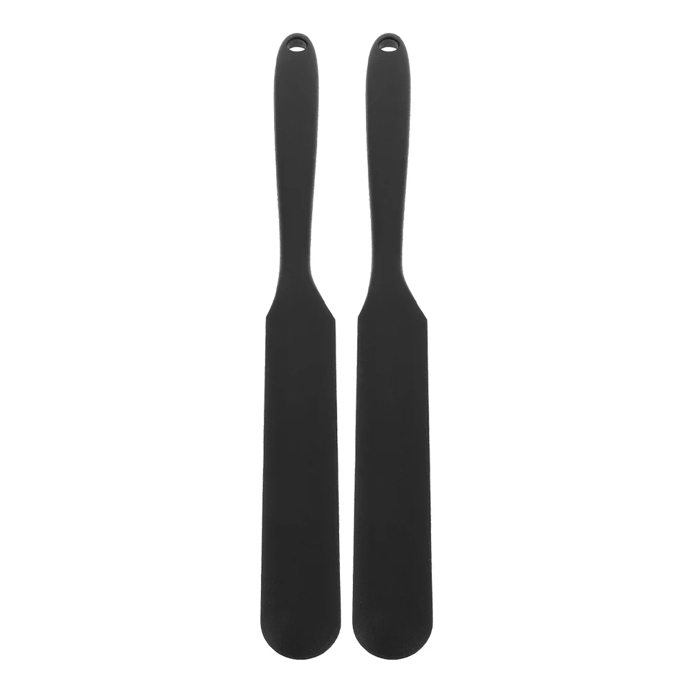 2Pcs Silicone Waxing Sticks Hard Reusable Non-Stick Waxing Applicator Large Surface Body Hair Removal Spatula for Women Salon