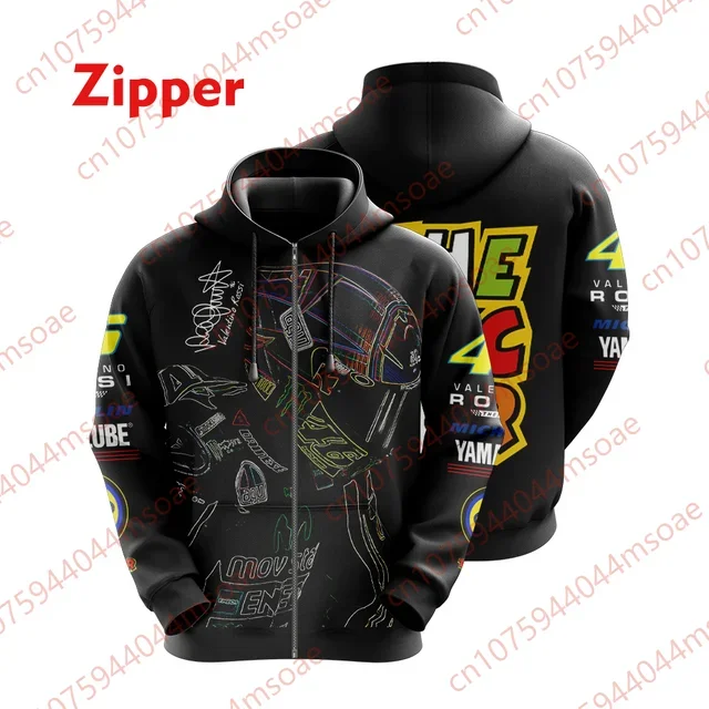 2024 Spring New Popular Hoodie Zipper Printed Men's Sportswear Casual Personalized Street Clothing