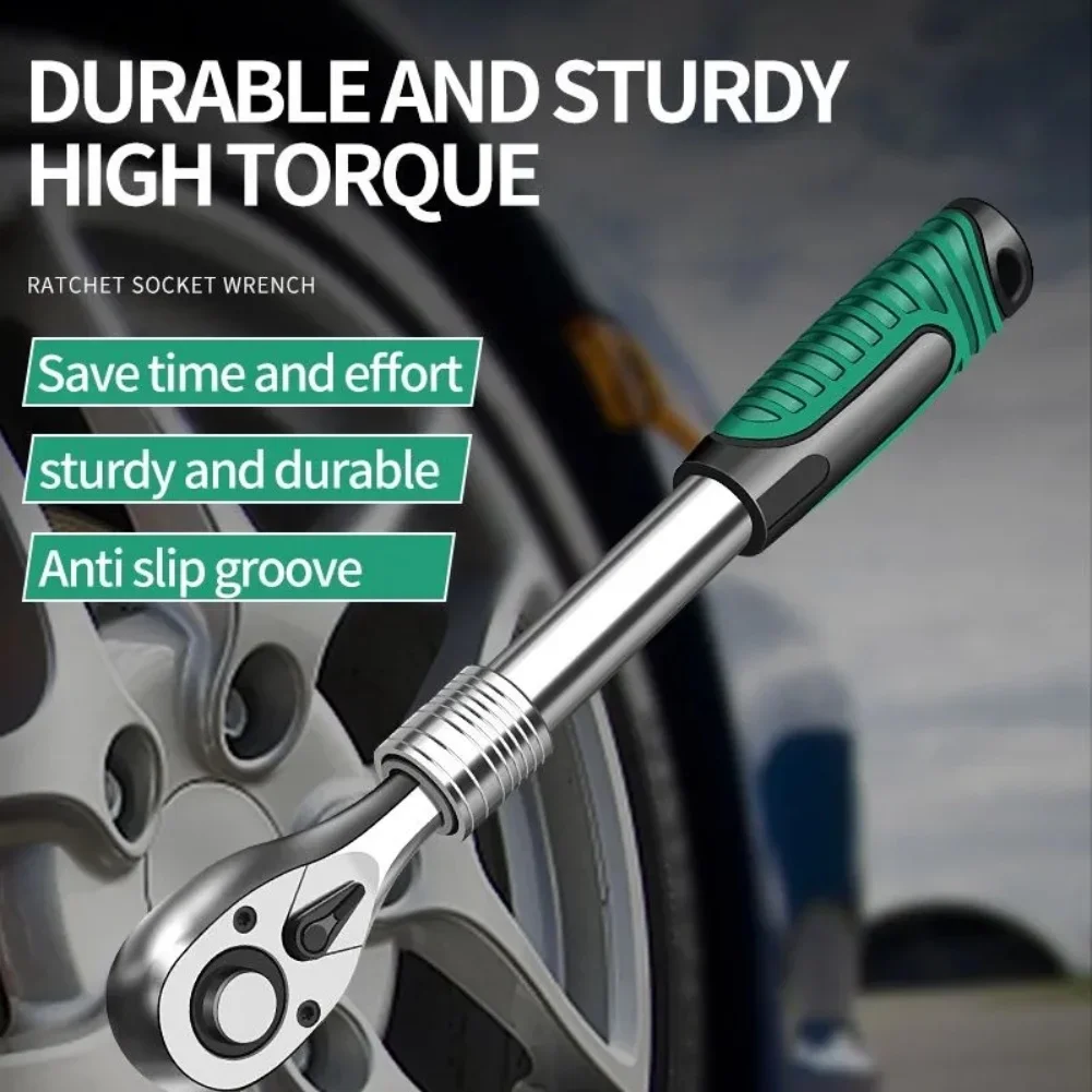 

Быстросъемный ключ 1 4 привода с храповым механизмом для гаражной мастерской, серебристый, зеленый, механизм с 72 зубьями, быстроразъемная кнопка вращения на 5 градусов