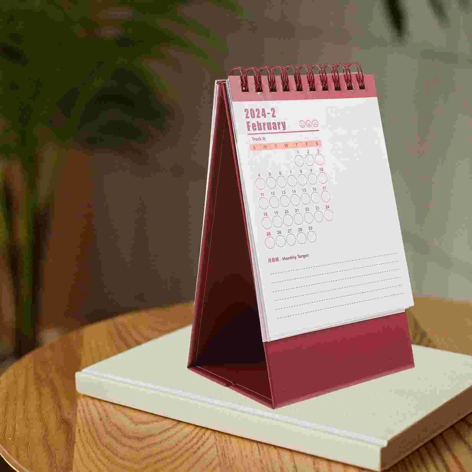 Calendrier debout à grande grille, notes de travail, décoration de bureau, petit bureau, ménage, mois décoratif