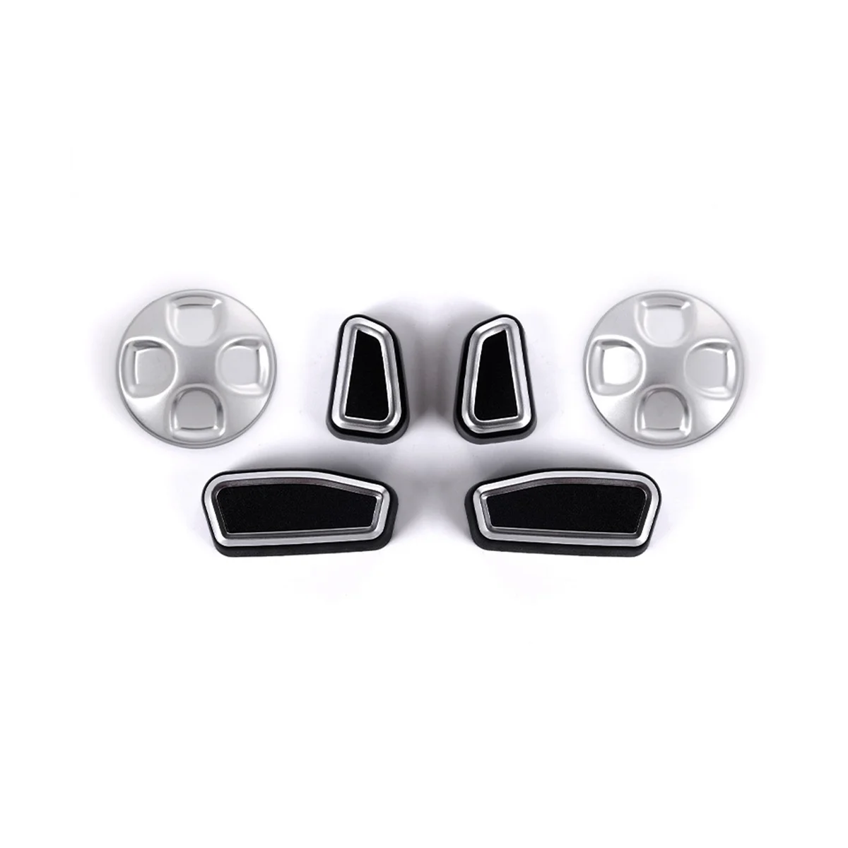 1 Set Of 6 Pieces Car Accessories Seat Button Cover for Maserati Ghibli 2014 2015 2016 2017 Interior Accessories