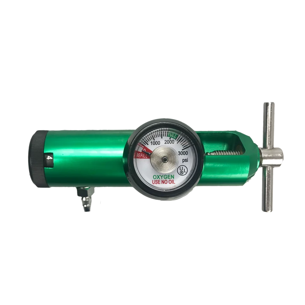 CGA870 O2 Tank Flow Meter 0-4 LPM Oxygen Regulator for ozone therapy machine