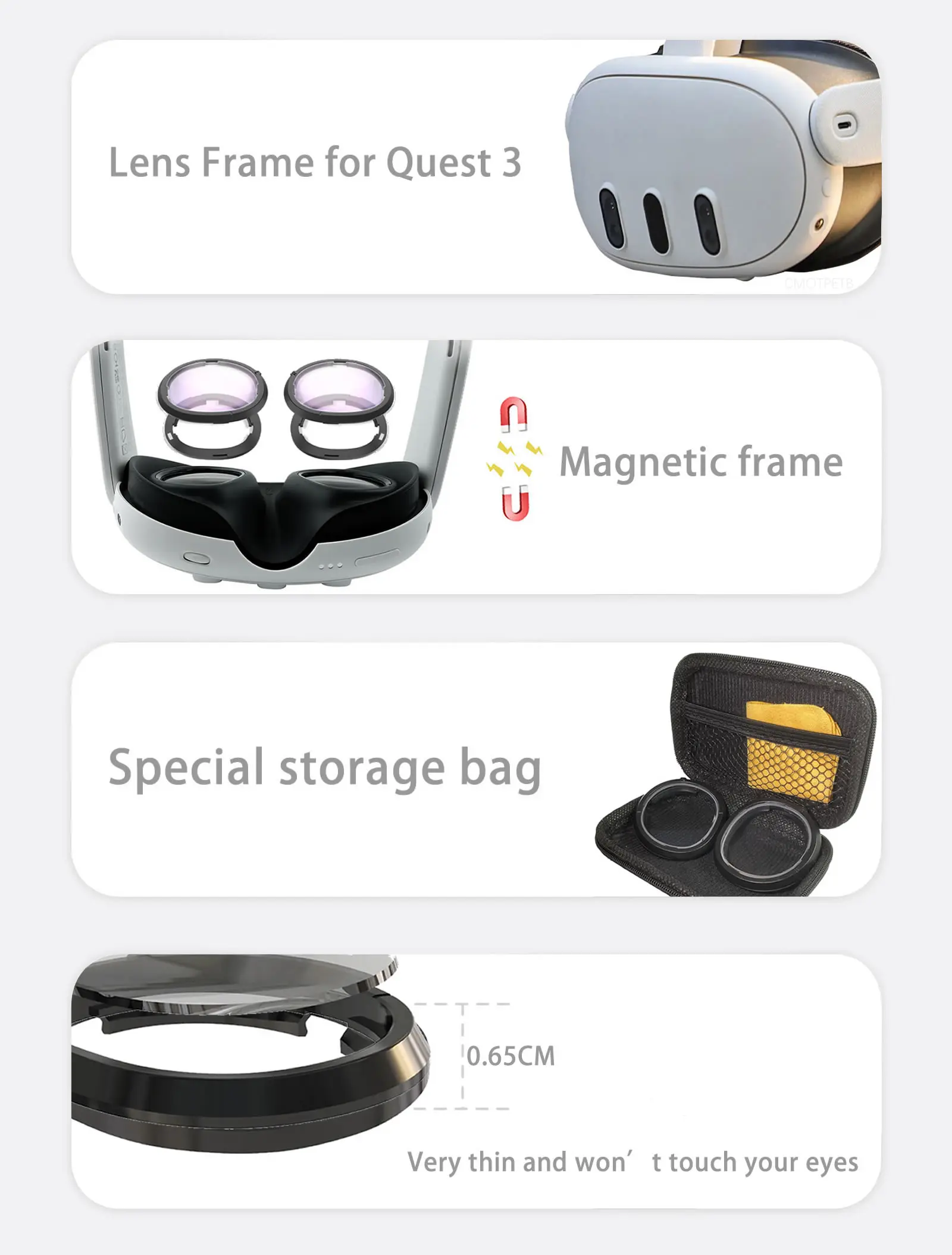 【専用】Quest 2（128GB）＋メガネ対応アクセサリー Amazon.co.jp: Oculus Quest 2 VRヘッドセット用OEMメガネレンズ
