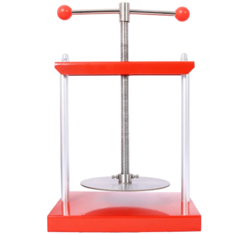 フルーツワイン手動プレス 0.8 ガロンステンレス鋼バレルプレス機ジュース野菜ワインオリーブオイルレッド