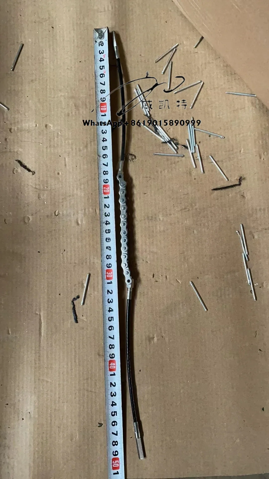 Accessori per kit di trasmissione con pinna a pedale, set di catene e cavi tenditrici, set di cavi e catene per sistemi di guida a pedali per kayak