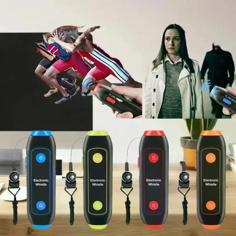 

Многоцелевой электронный свисток со шнурком и фонариком SOS для учителей и тренеров