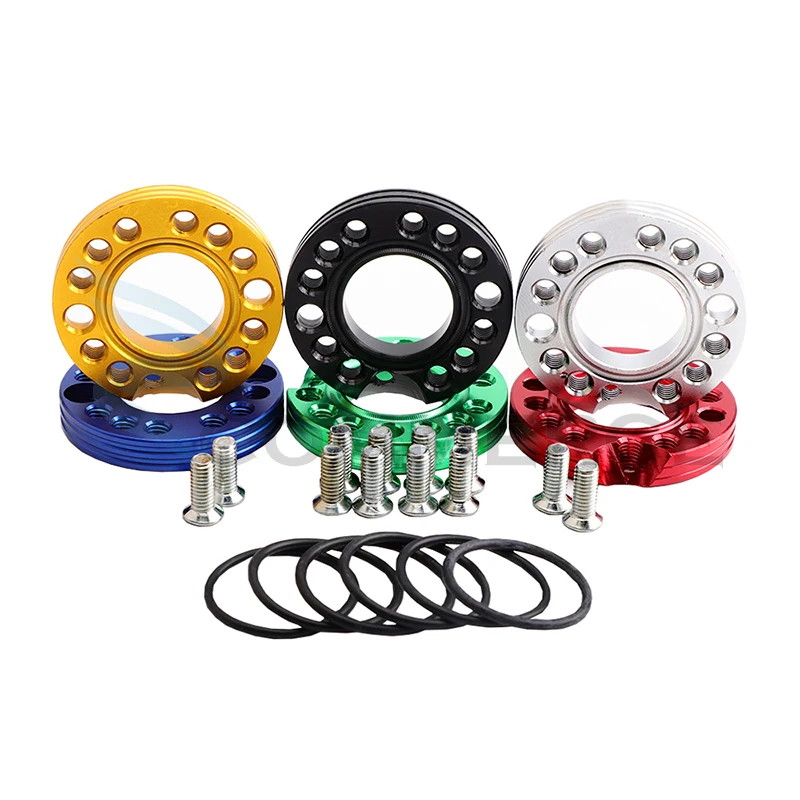 

Motorcycle 28MM CNC Carb Carburetor Inlet Manifold Adjuster Universal flange Spinner Plate Adaptor For Pit Dirt Bike Accessories