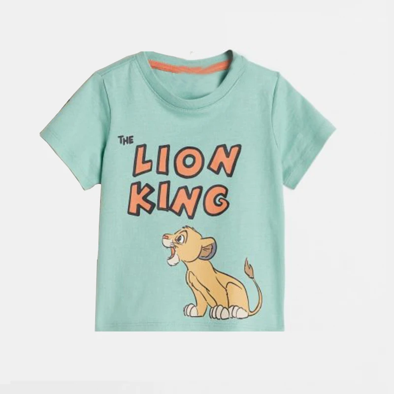 Boys Toddler New Design Fashion Casual Loose Clothes Round Neck Base Shirt Summer Hot Selling Clothes Print Short Sleeve