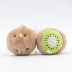 7cm Cartoon Kiwi Bird Plush Keychain Keyring Pendant Bag Pendant Decorative Doll Cute Desk Accessories Fashion Girls Gift