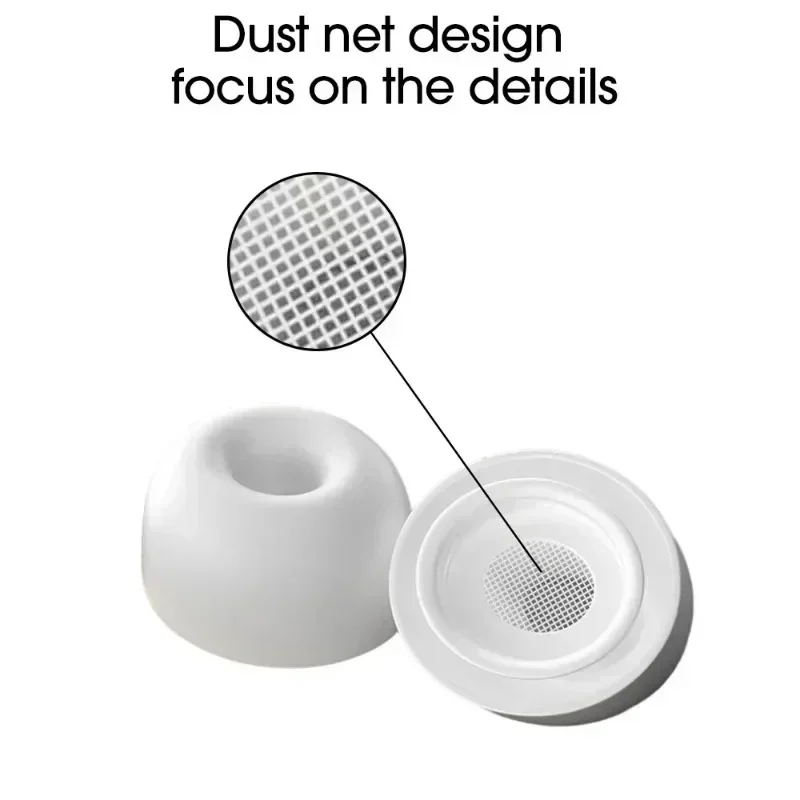 ソフトシリコン交換用イヤーチップ Apple Airpods Pro 1/2 イヤフォン保護カバー耳栓ノイズリダクション穴イヤーパッド