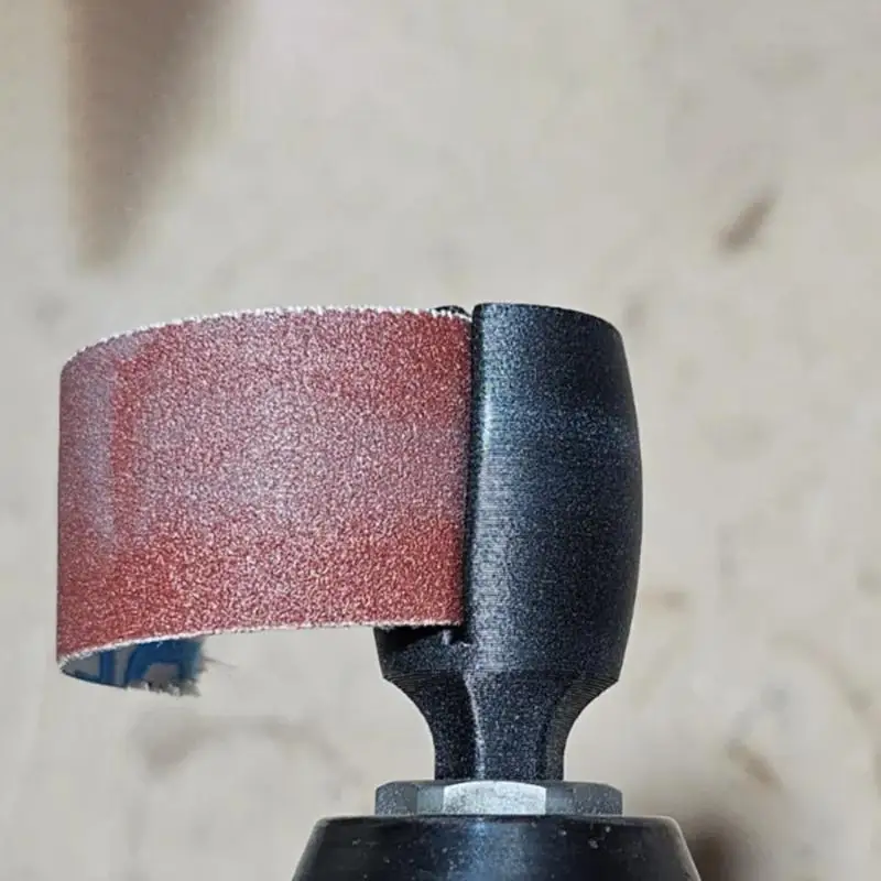 3D Printed Convex Grinding Wheel Head Grinding Head Designs For Electric Drill Accessories In Black Plastic MaterialsBH-ELEVEN