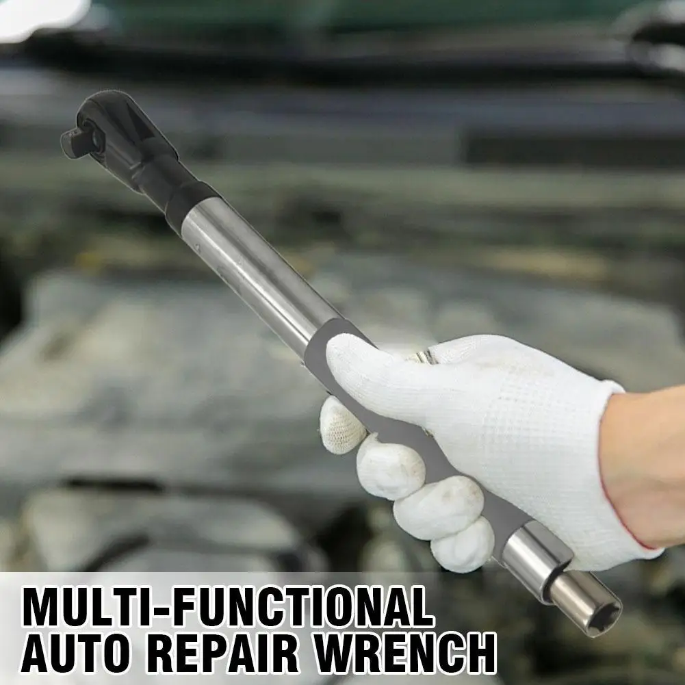 

Автоматический удлинительный ключ, износостойкий беспроводной электрический ключ с храповым механизмом, легкий электрический удлинительный ключ для домашнего гаража