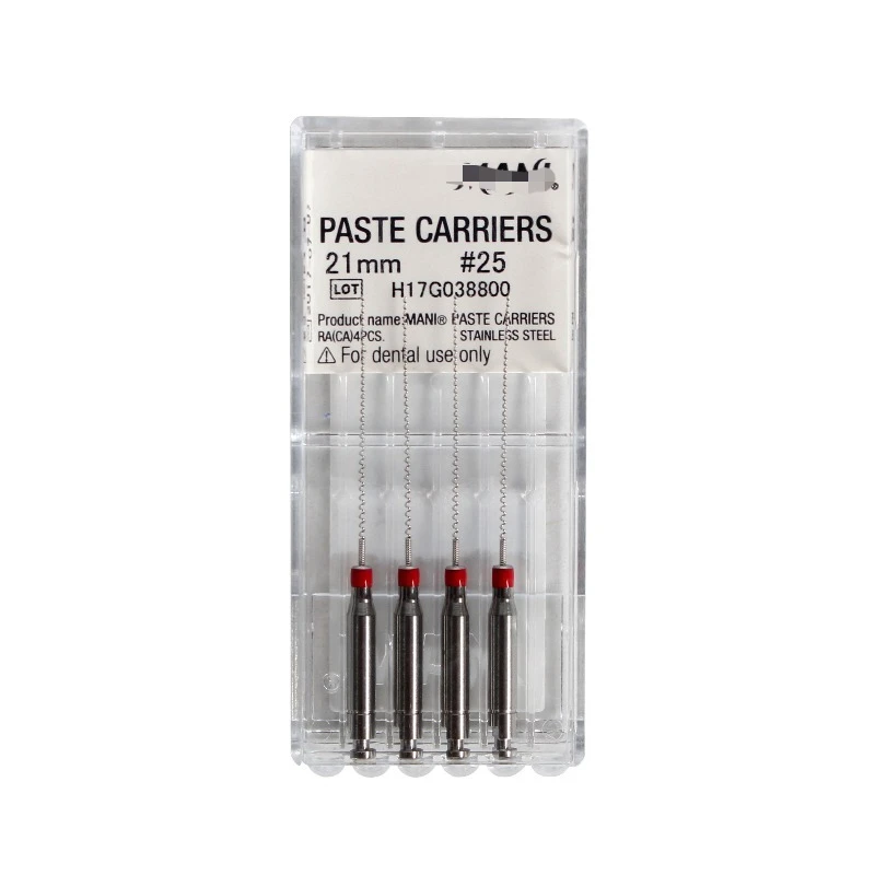 

4 Boxes Dental Rotary Paste Carriers Spiral Filler Lentulo Assorted Engine Filling Paste Dentistry Materials