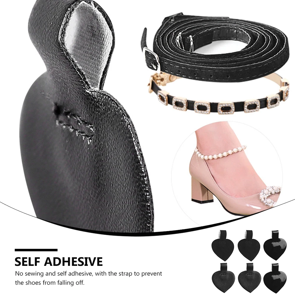 

6pcs Anti-Wear Shoe Pad High Heels Pad Protective Heel Strap Adhesive Comfortable Skin- Tool
