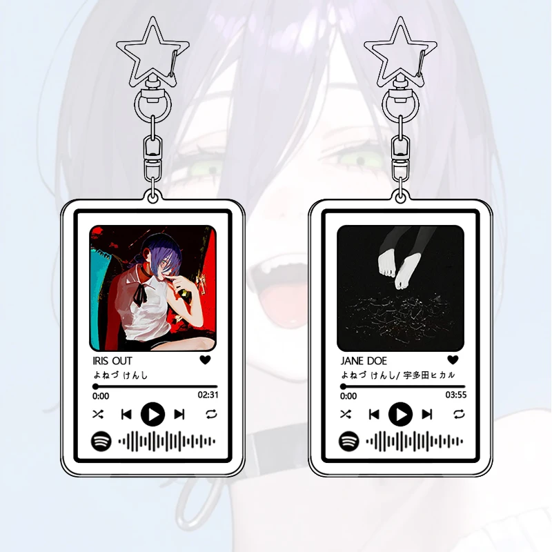 

Популярный акриловый брелок Reze Japan с аниме-девушкой, подвеска для сумки, изысканный аксессуар для студентов, подарок